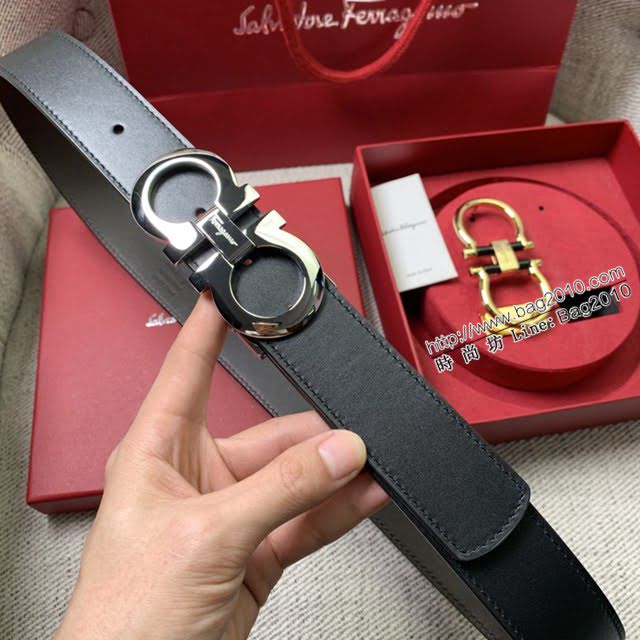 菲拉格慕男女士皮帶 Ferragamo雙扣高端禮盒腰帶  jjp2125